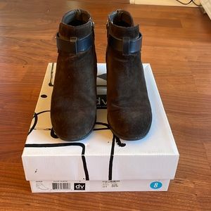 Dolce Vita Jaxen Olive Suede Bootie